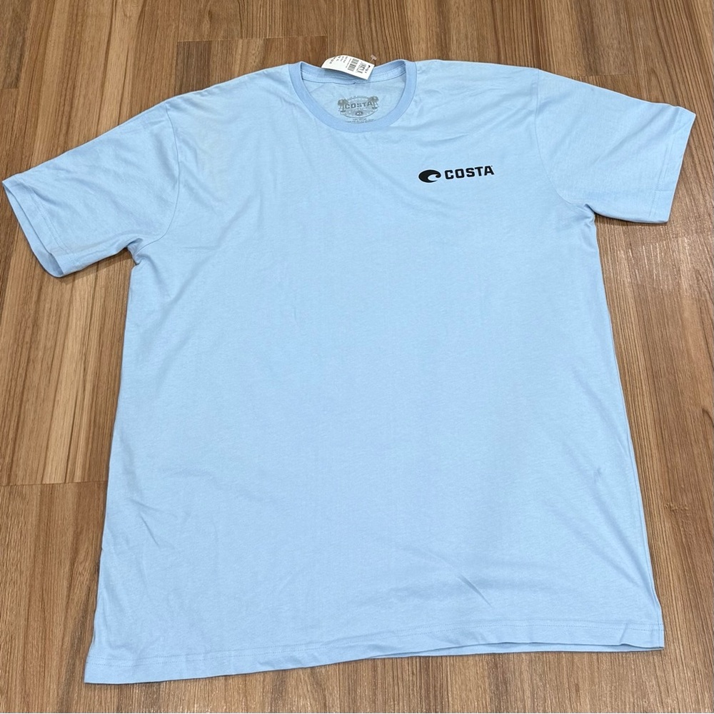 COS Light Blue Men's Short Sleeve Tee